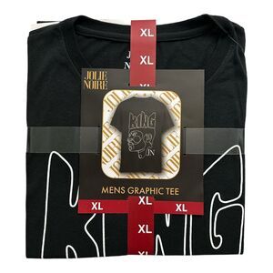 Black Ebony - Jolie Noire Men's Black History Graphic Print Short Sleeve Crewnec